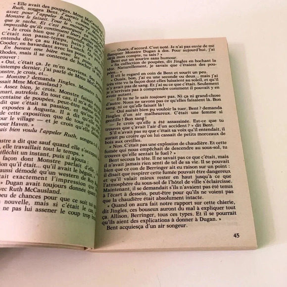 Vintage  90s Stephen King Les Tommyknockers Volume 2 French Paperback Book - Picture 15 of 16